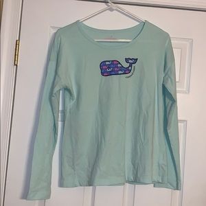 Vineyard Vines long sleeve mint green shirt